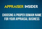 Choosing a proper domain name for your appraisal business