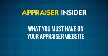 What you must have on your appraisal website